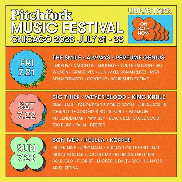 Pitchfork Music Festival Lineup 2024 - Codi Melosa