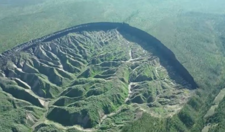 Batagaika crater in Russia