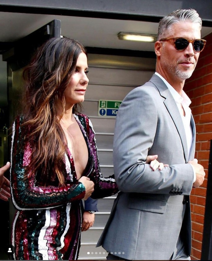 Bryan Randall with Sandra Bullock