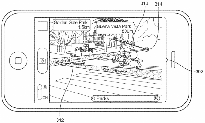 Apple patented 3D mapping app