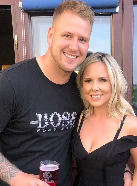 Joe Westerman with his wife Lauren