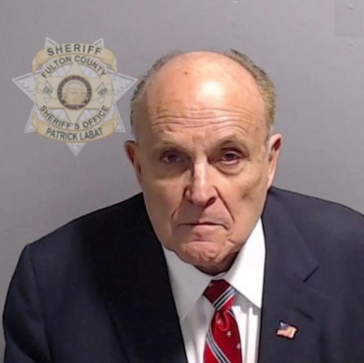 Rudy Giuliani’s mugshot 