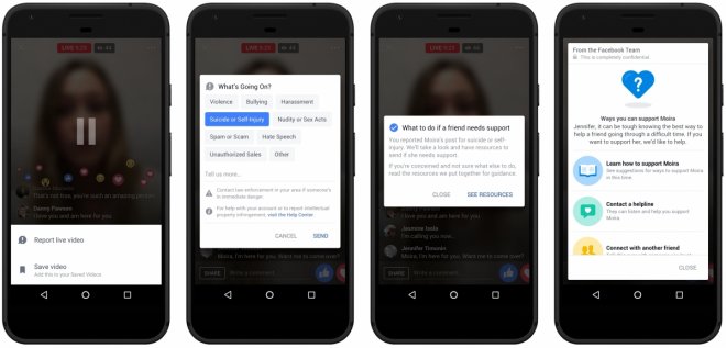 Facebook Live integration in real time