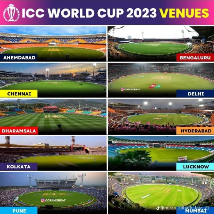 World Cup cricket venues