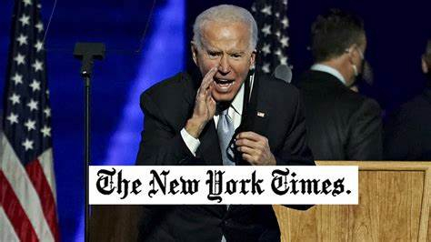 Biden unhappy with NYT