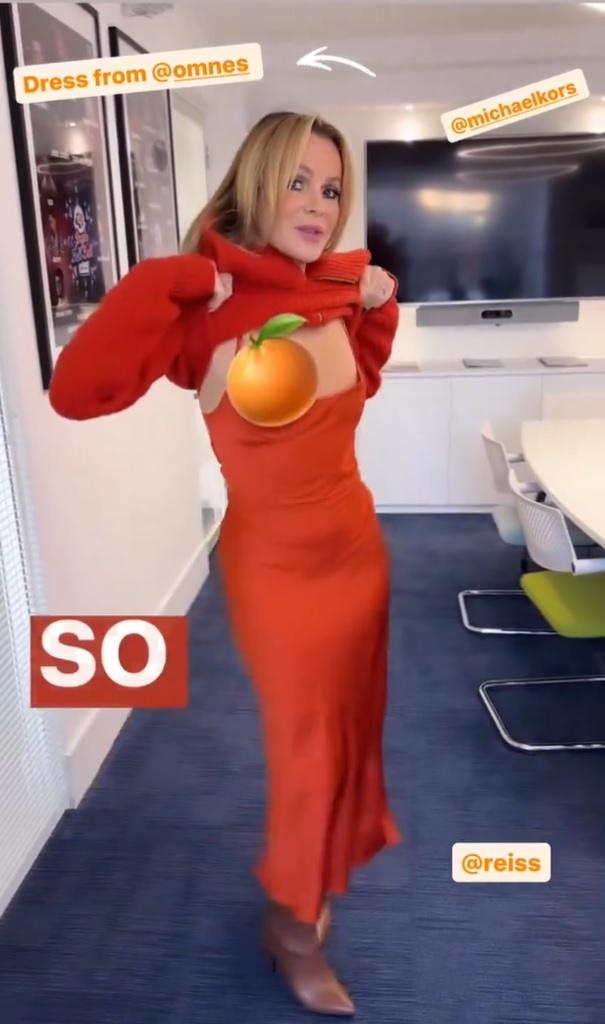 Amanda Holden Suffers Major Wardrobe Malfunction As She Accidentally