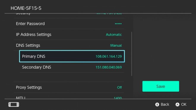 Nintendo Switch Dns Settings