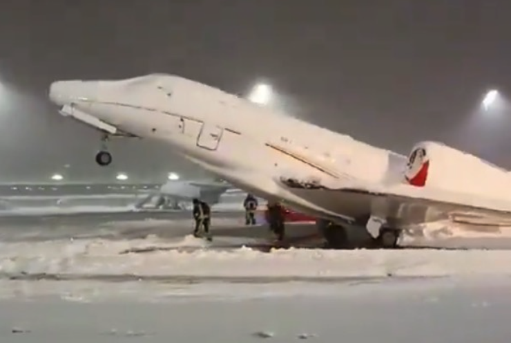 private jets stranded at Munich airport
