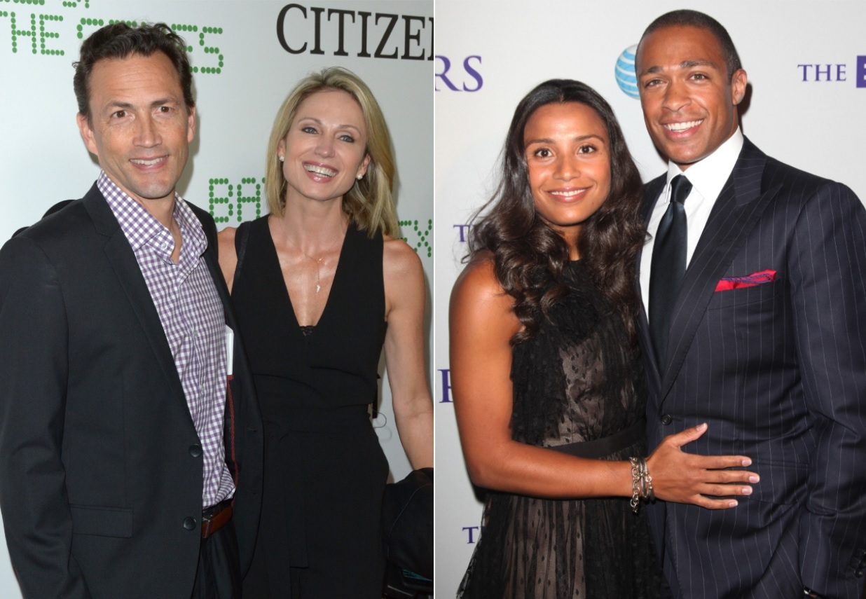 Marilee Fiebig And Andrew Shue: TJ Holmes And Amy Robach's Former ...