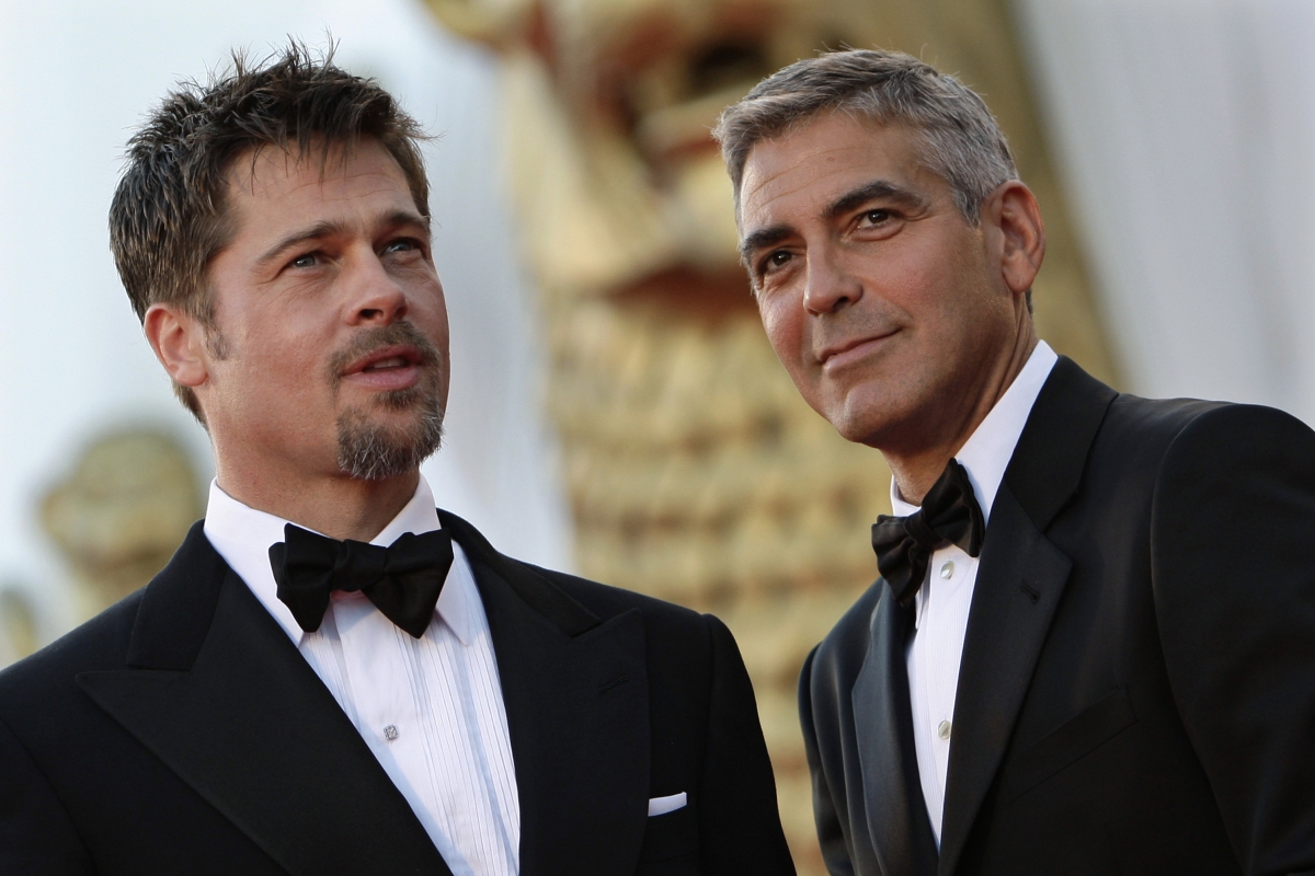 Brad Pitt and George Clooney