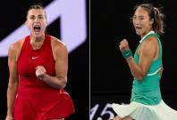 Aryna Sabalenka and Zheng Qinwen Aryna Sabalenka and Zheng Qinwen