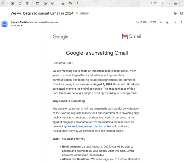 Gmail fake