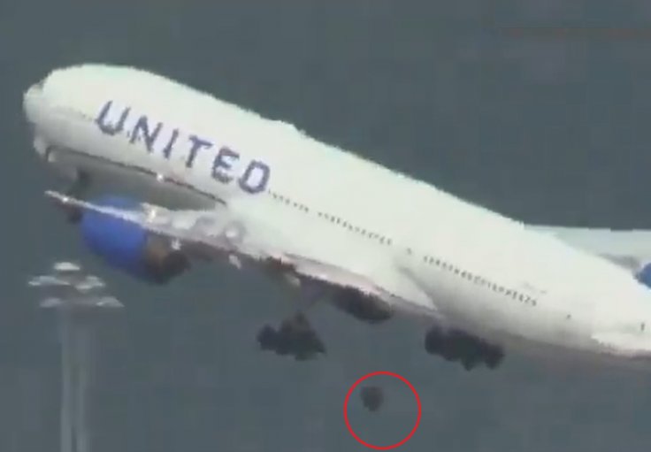 United Airlines wheel