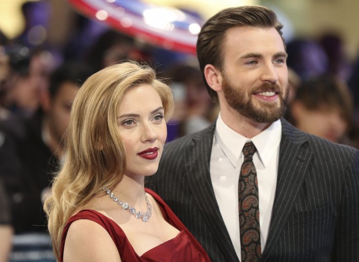 Scarlett Johansson and Chris Evans