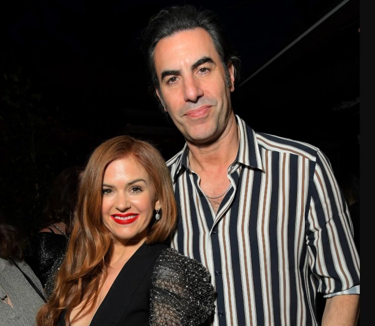 Sacha Baron Cohen and Isla Fisher