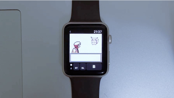 Pokemon Yellow on Apple Watch Pokemon Yellow on Apple Watch
