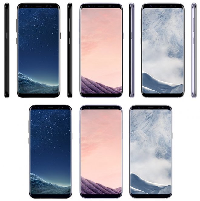 Galaxy S8 colour options