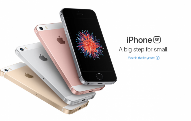 iPhone SE new storage models