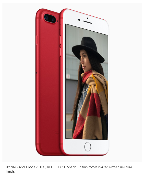 iPhone 7 matte Red variant