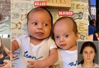 Nicole Virzi and infants Nicole Virzi and infants