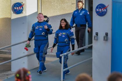 NASA astronauts stranded in space