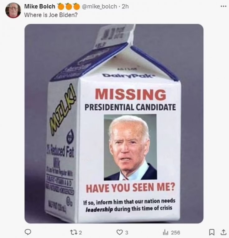 Biden missing meme