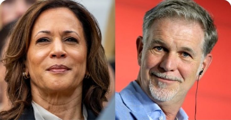 Kamala Harris and Reed Hastings