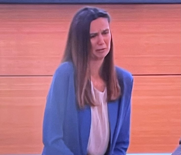 Ashley Benefield in courtroom Ashley Benefield in courtroom