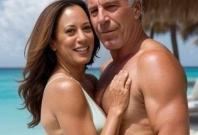 Kamla Harris Jeffery Epstein fake photo Kamla Harris Jeffery Epstein fake photo