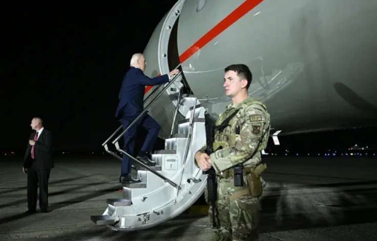 Biden empty plane