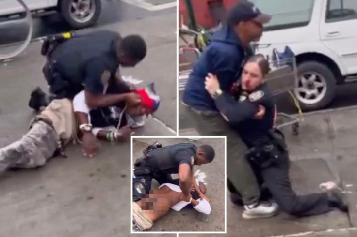 Female NYPD officer punched