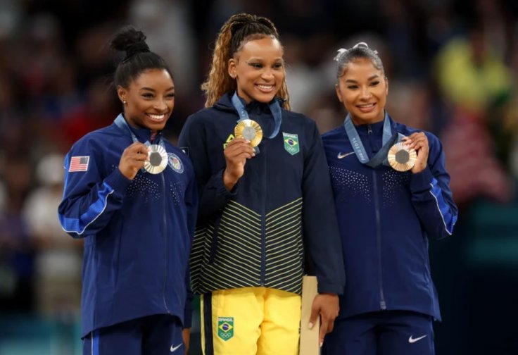 Simone Biles Jordan Chiles Rebeca Andrade 