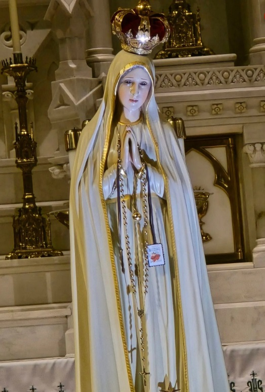 Virgin Mary statue