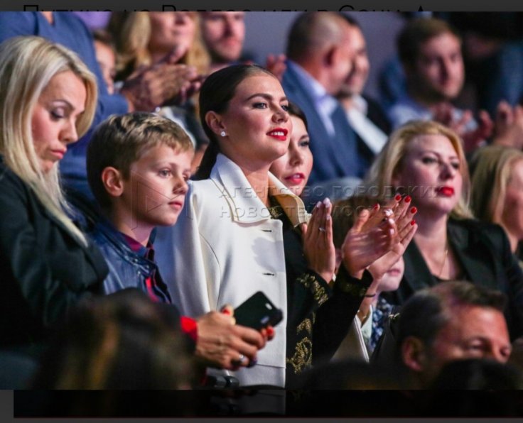 Kabaeva and one of her son