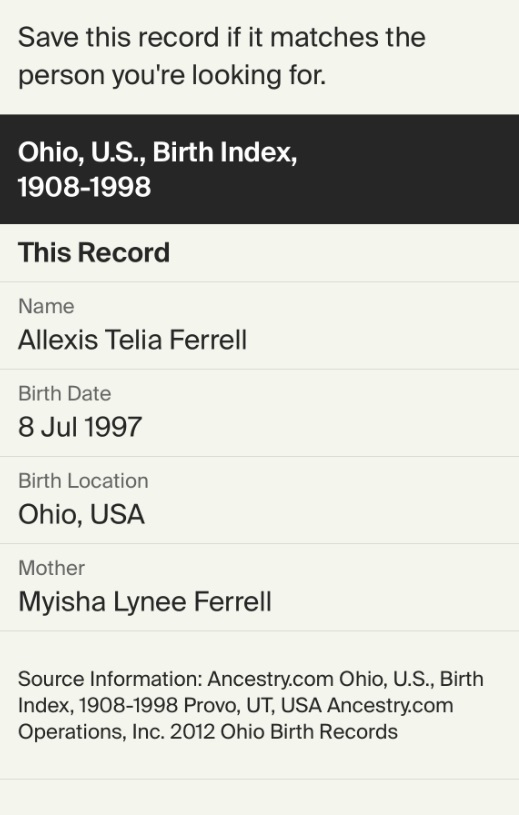 Allexis Ferrell Allexis Ferrell