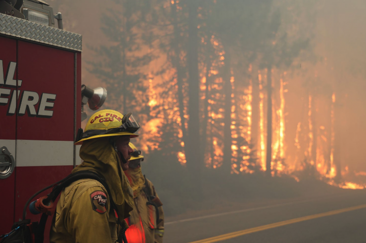 Cal Fire firefighters.