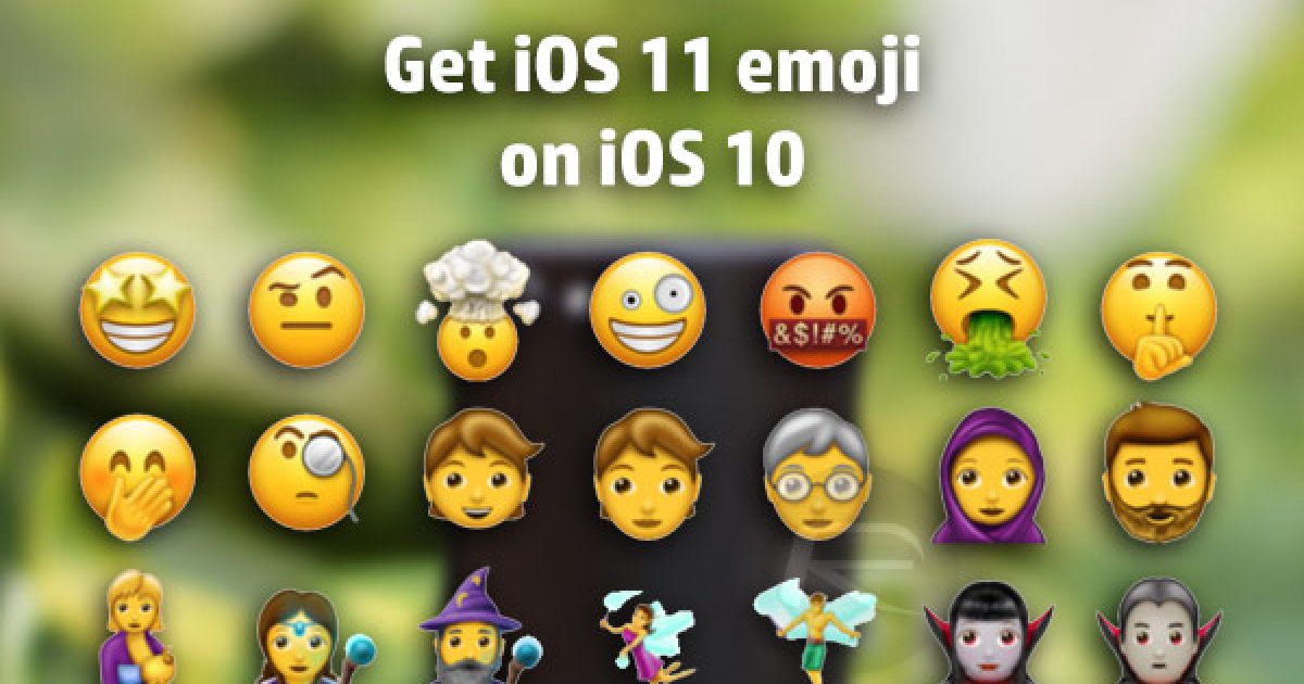 Ios Pointemoji How to get new Unicode iOS 11 emoji on iOS 10