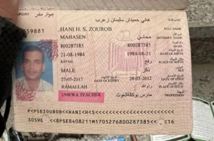 Yahya Sinwar passport