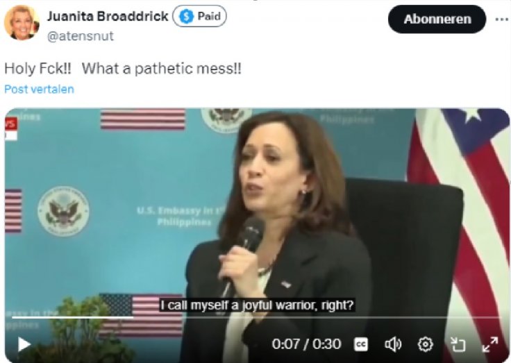 Kamala Harris fake video