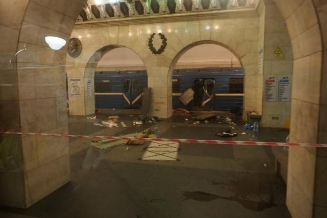 Russia train blast