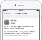 iOS 10.3.1 update