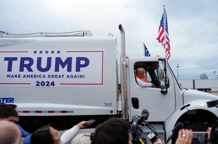 Trump garbage truck