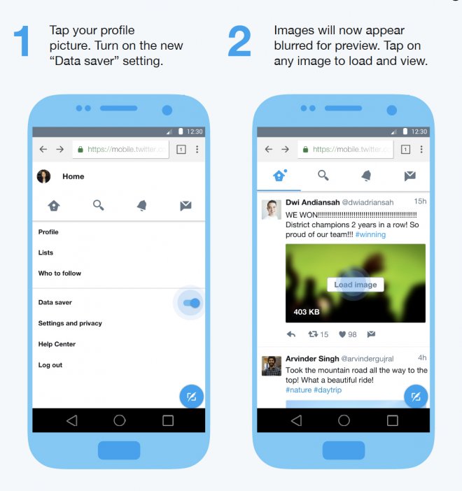 Twitter Lite - Data Saver mode
