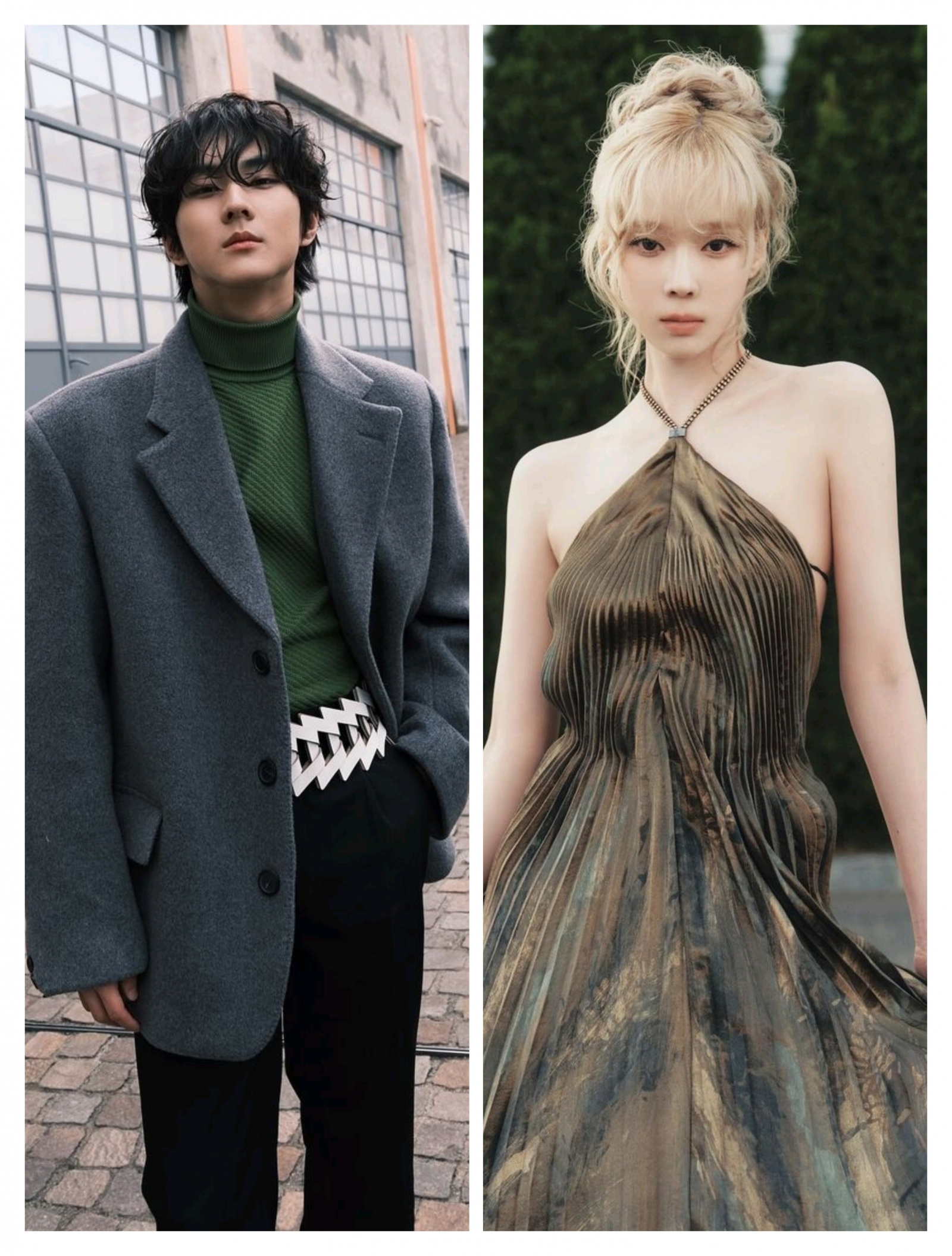 ENHYPEN Member Jungwon and aespa Member Winter