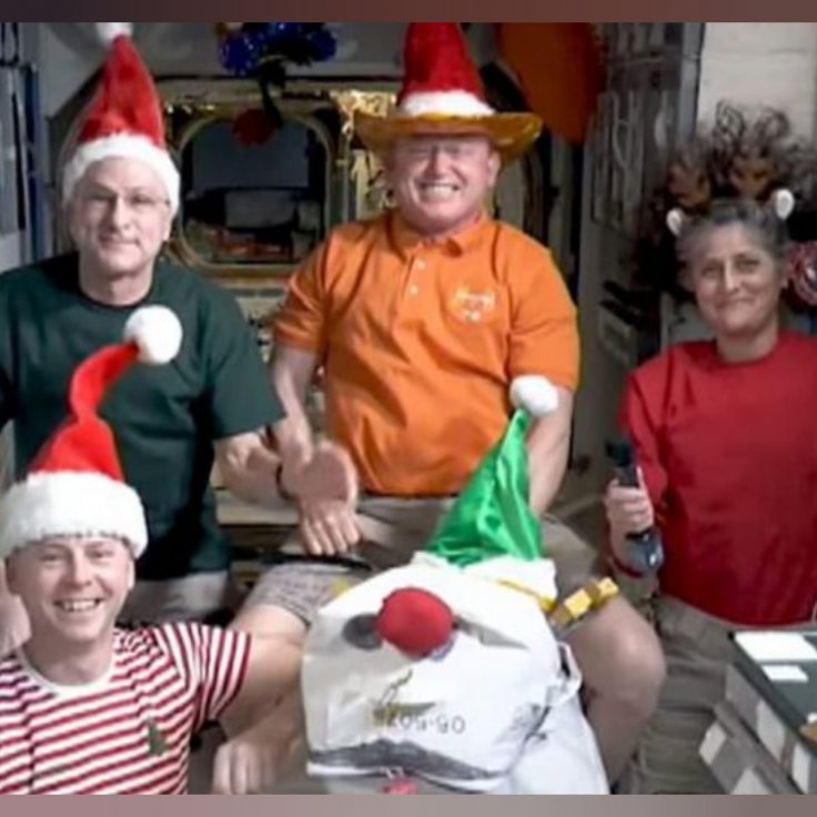 NASA astronauts celebrate Christmas