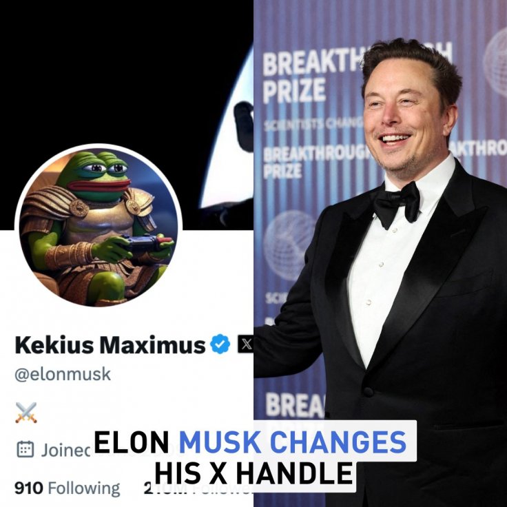 Elon Musk rebrands X username