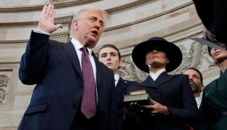 Trump swearing in