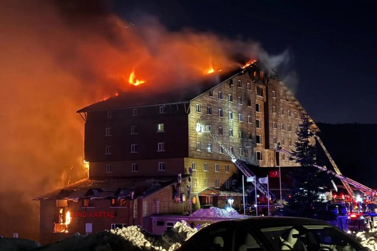 Turkey sky resort fire