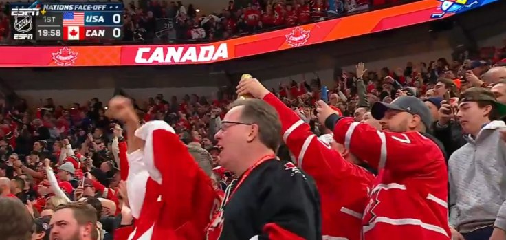 Canada hockey fans