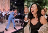 Mark Zukerberg and wife Mark Zukerberg and wife